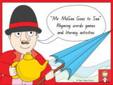 "Mr McGee Goes to Sea" rhyming games and literacy activities