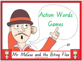 "Mr McGee and the Biting Flea" action words (verbs) games