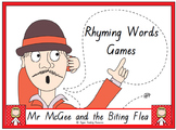 "Mr McGee and the Biting Flea" rhyming words games