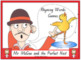 "Mr McGee and the Perfect Nest" rhyming words games and more!
