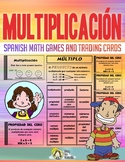 Multiplicación Spanish Math Vocabulary Games