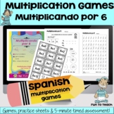 Spanish Multiplication Games - Multiplication Fact Fluency