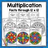  Multiplication Facts Practice Worksheets through 12 x 12