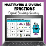  Multiplying and Dividing Fractions Fun Digital Activity G