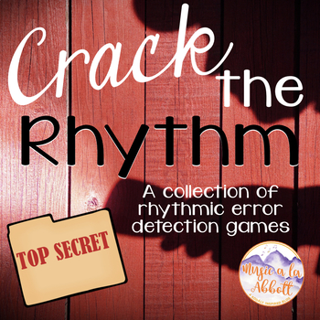 Preview of Crack the Rhythm (detective); 10 interactive rhythmic error detection games
