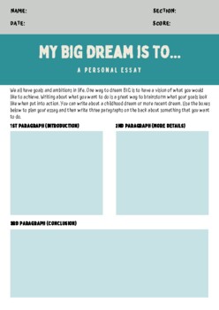 simple girl with big dreams essay