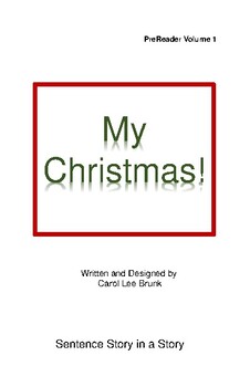 Preview of 'My Christmas' Volume 1 PreReader Book