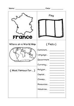 { My Country Passport - France } by Deborah Perrot - The Paper Maid