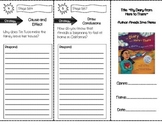 "My Diary from Here to There" Comprehension Trifold (Story