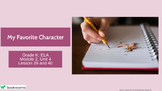 "My Favorite Character" Google Slides- Bookworms Supplement