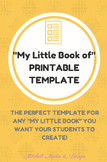 "My Little Book of..." TEMPLATE