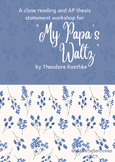 "My Papa's Waltz" by Theodore Roethke Close Reading and AP