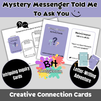 Preview of Scenario Activity Cards ‘’Mystery Messenger Inquiry Kit’’ + Envelope Crafts