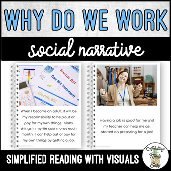 Preview of Why Do We Work - Social Narrative
