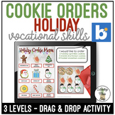 Holiday Cookie Orders Drag & Drop Boom Cards