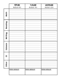 *NEW* 2022-2023 Dated Weekly AVID Agenda Pages for Planner Binder