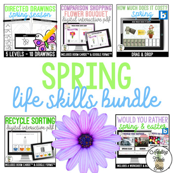 Preview of Life Skills Spring Bundle