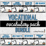 Vocation Units Vocabulary Pack BUNDLE