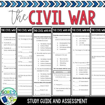 civil war test study guide