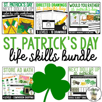 Preview of Life Skills St. Patrick's Day Bundle