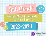 *NEW* 5th Grade Georgia Math Standards Learning Targets (G