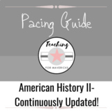 **NEW** American History II Pacing Guide
