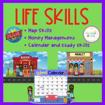 Preview of BOOM Life Skills - Money Management - Maps - Occupational therapy