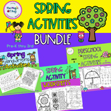 BUNDLE - Spring Themed - Handwriting- Preschool - Activities