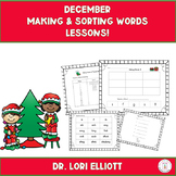 **NEW** December Making & Sorting Words Lessons