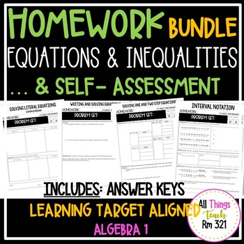 equations and inequalities homework 5