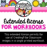**NEW- Extended License for Workbooks (Creating4 the Class