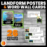 Landforms and Bodies of Water | Posters, Word Wall Cards &