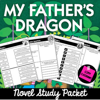 Preview of My Father's Dragon Literature Unit | 1st, 2nd, 3rd Grade | Novel Study