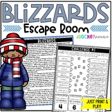Blizzards Escape Room | Severe Weather Activity