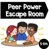 Peer Pressure Escape Room for 5th-8th graders