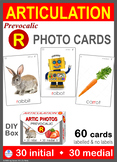 Pre-vocalic /R/ Articulation 60 Photo Cards : Speech Therapy