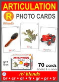 /R/ BLENDS Articulation 70 Photo Cards : Speech Therapy