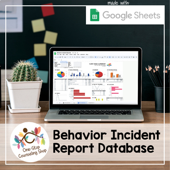 Preview of *NEW* School Behavior Incident Report Database for Google Sheets