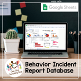 *NEW* School Behavior Incident Report Database for Google Sheets