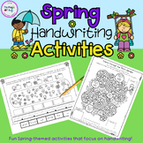 Spring Handwriting Activities- Decoding  - Occupational Therapy