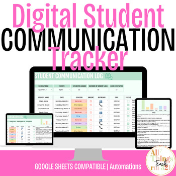Preview of *NEW - Student Communication Tracker | Volume 2