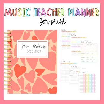 Preview of *NEW* Teacher Planner - FOR PRINT