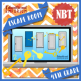 NO PREP 4th Grade Numbers in Base Ten NBT Math Escape Room