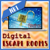 ⭐ NO PREP ⭐ 4th Grade NBT Escape Rooms ⭐ 4th Grade Common 