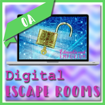 Preview of ⭐ NO PREP ⭐ 4th Grade OA Escape Rooms ⭐ 4th Grade Common Core Bundle