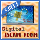 ⭐ NO PREP ⭐ Read, Write and Compare Decimals Escape Room ⭐