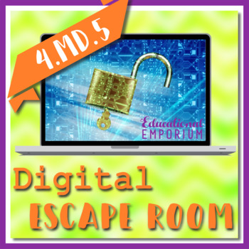 Preview of ⭐ NO PREP ⭐ Angles Escape Room ⭐ 4.MD.5 Activity