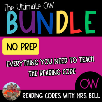 Preview of *NO PREP* BUNDLE: OW Phonogram | Science of Reading | Readers & Resources