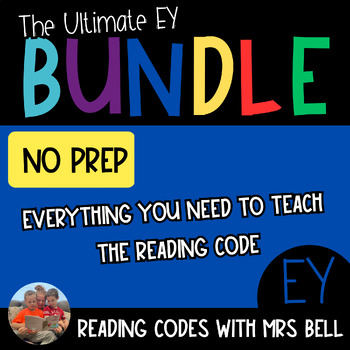 Preview of *NO PREP* BUNDLE: ey Phonogram | Science of Reading | Readers & Resources