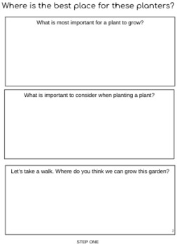 Preview of ***NO PREP Design a Garden/Planter (PBL)